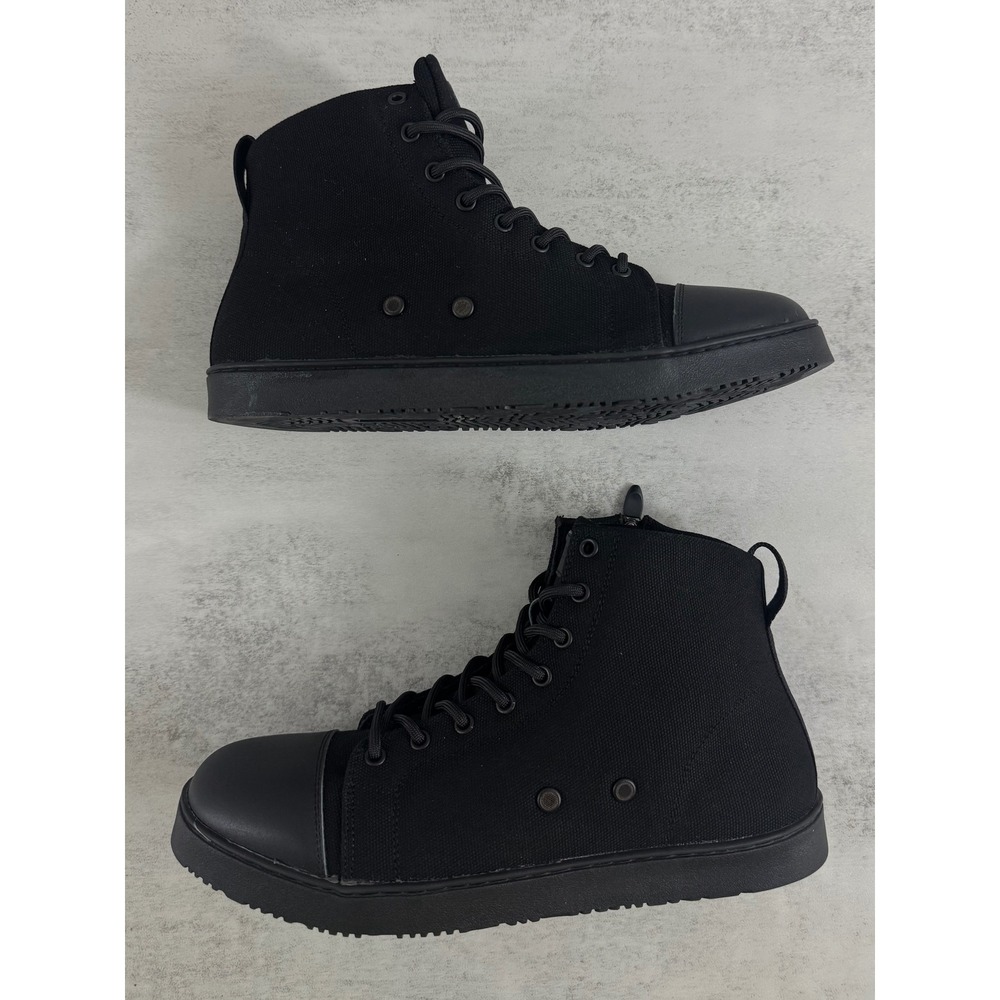 Woobies MOD-2 Black Tactical High Top Side Zip Shoes Mens Size 8 - Picture 3 of 7